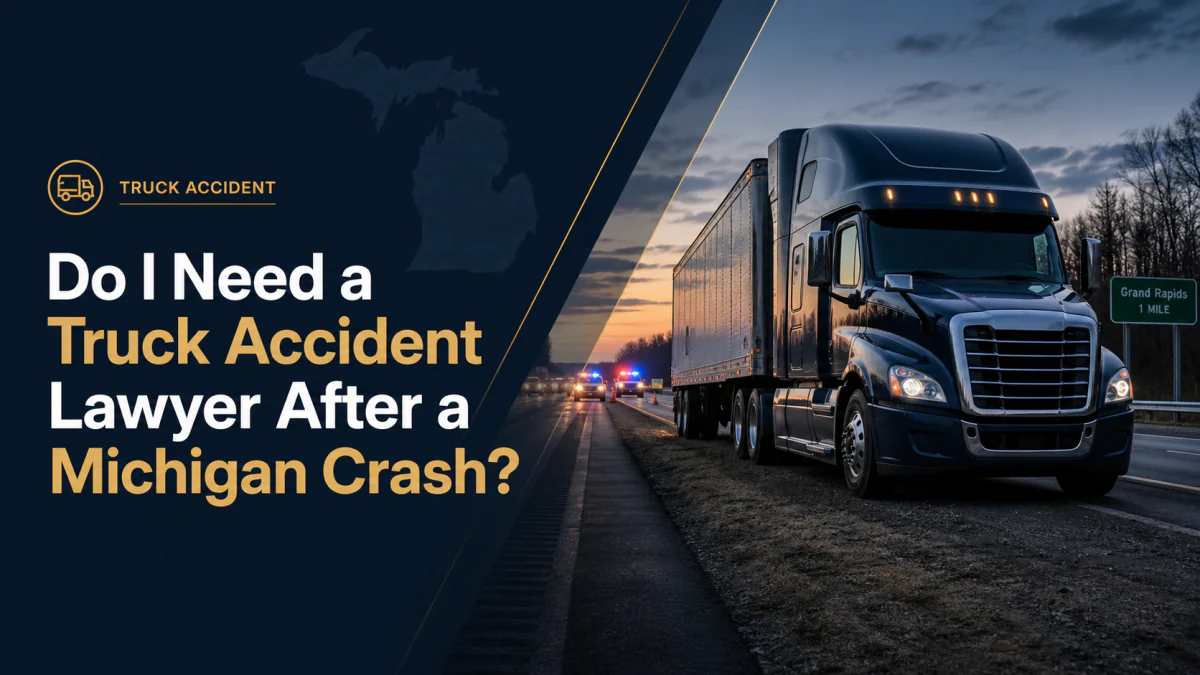 Do I Need a Truck Accident Lawyer After a Michigan Crash?