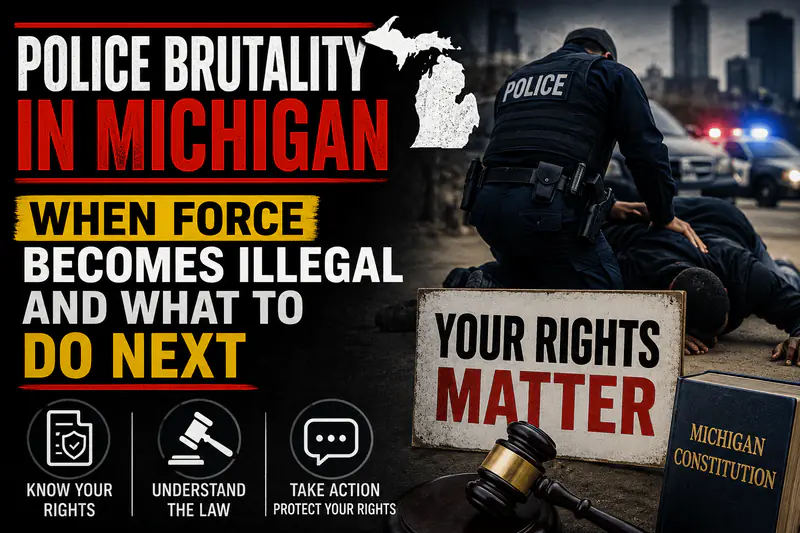 Police Brutality in Michigan: When Excessive Force Is Illegal