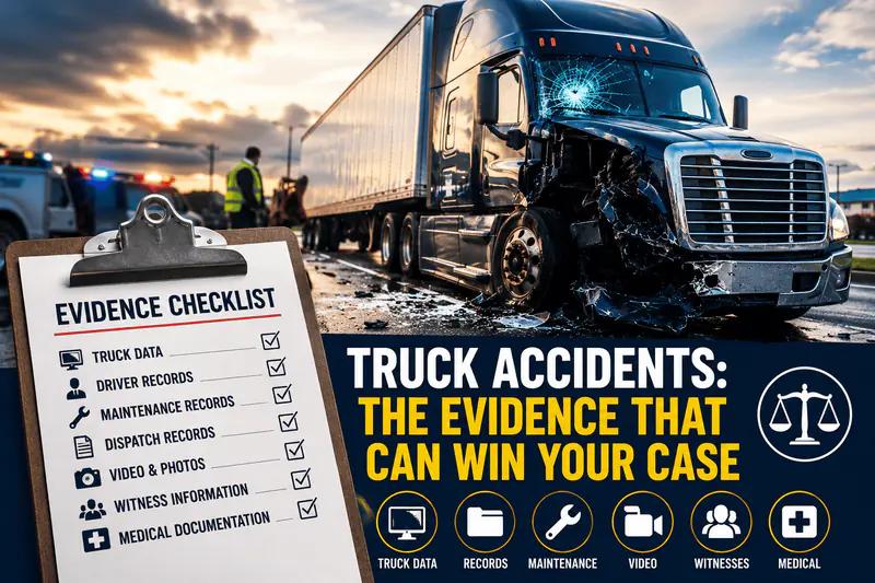 What Evidence Must Be Preserved After a Michigan Truck Accident?