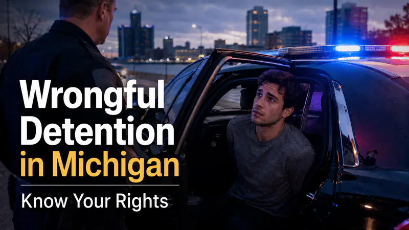 False Arrest and Wrongful Detention in Michigan: When the Police Hold You Without Cause