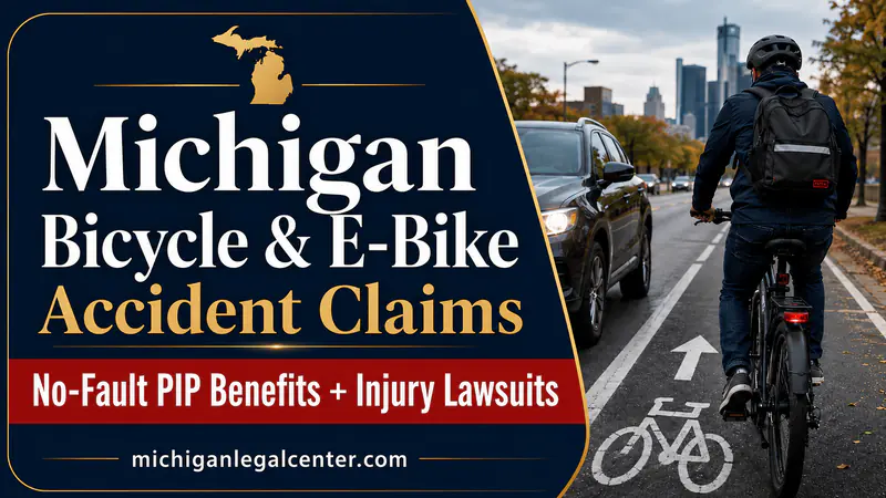 Bicycle and E-Bike Accident Claims in Michigan