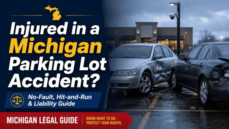 Injured in a Parking Lot Accident in Michigan: Who Pays?