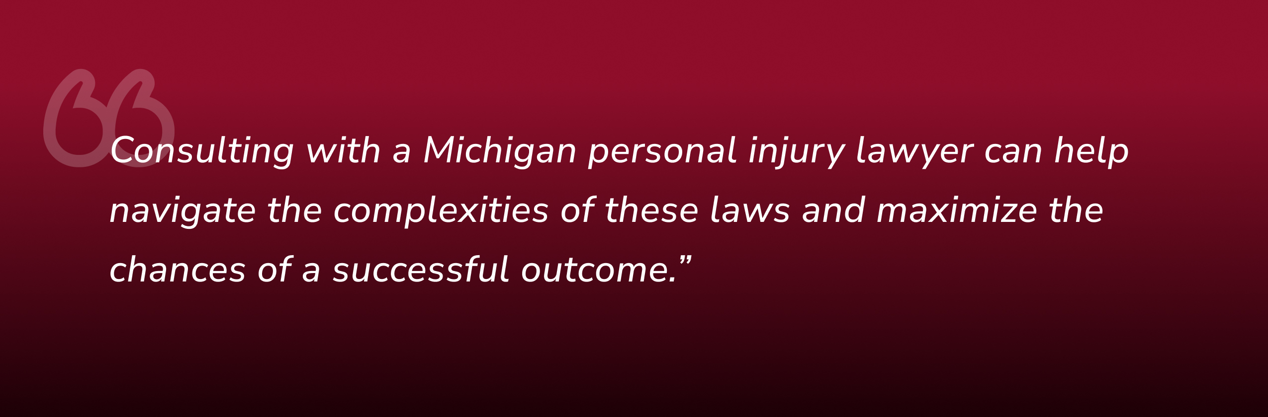 Consulting with a Michigan personal injury lawyer